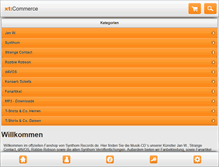Tablet Screenshot of fanshop.synthom-records.de